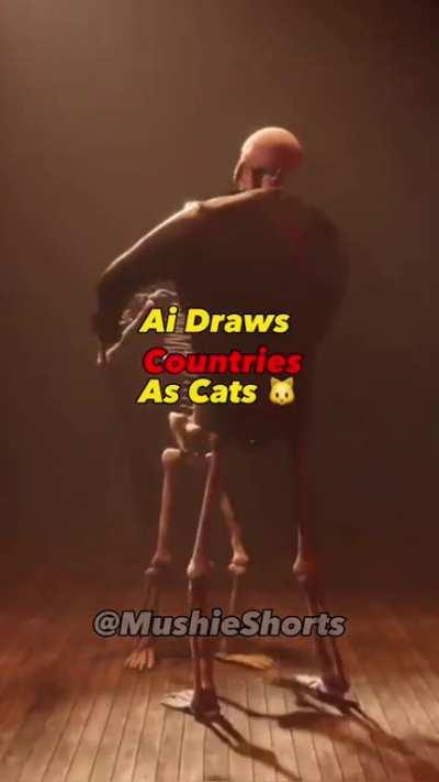 Ai Draws Countries As Cats 🐱