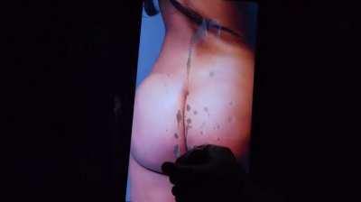 Kim Kardashian Ass Cum Tribute