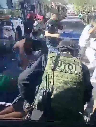 La UTOI interceptó a la hinchada Nueva Chicago