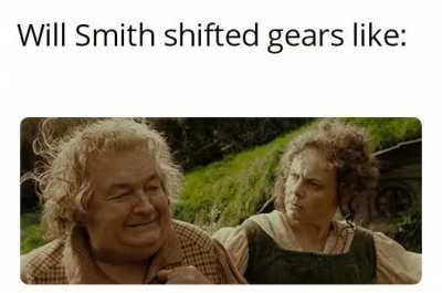 And that's when he tried to slap Gandalf