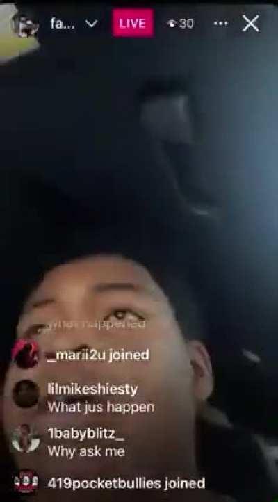 rapper fat drenchh kills opp on live 