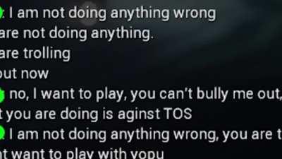 We voice acted another toxic screenshot