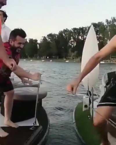 Pole disappearing act (NSFW)