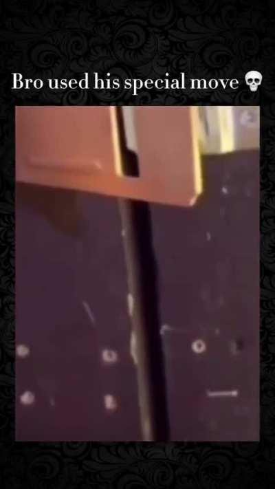 The boy was locked in a closet, but he was not discouraged.