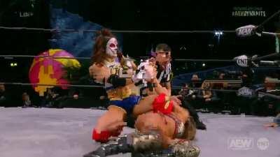 Meanwhile on Dynamite: Thunder Rosa tries to silence Britt Baker!