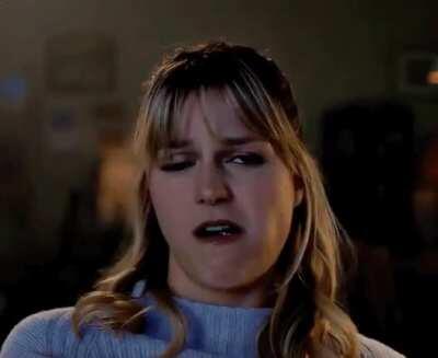 She’s having a hard time concentrating on the movie knowing you’ve got a massive erection in your pants... [Melissa Benoist]