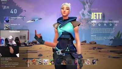 Insta Lock Jett? It's ok, he is Korean.