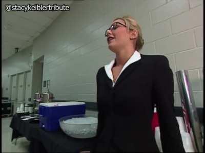 Miss Hancock backstage