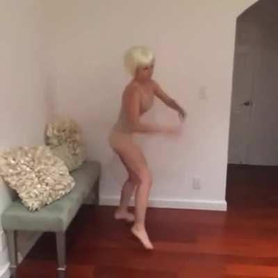 Jennette if she was in the sia - chandelier music video