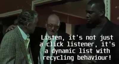 Junior Android developer shows a Novice Android developer how to create a RecyclerView