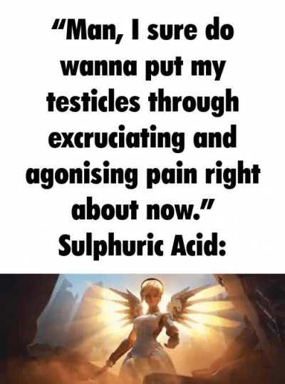 Thank you sulphuric acid