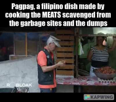 PAGPAG, a filipino dish made from Garbage Meat