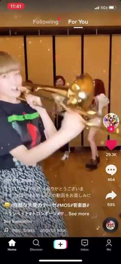 Saw this great rendition of the intro by a group called MOS Brass