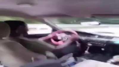 How it feels driving to Whole Lotta Red