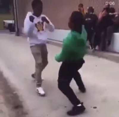 Homie was close to doing van damme nut punch