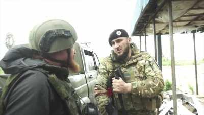RU POV: Russian Soldiers around Northern part of Volchansk. They show what was before an Ukrainian Forces' checkpoint