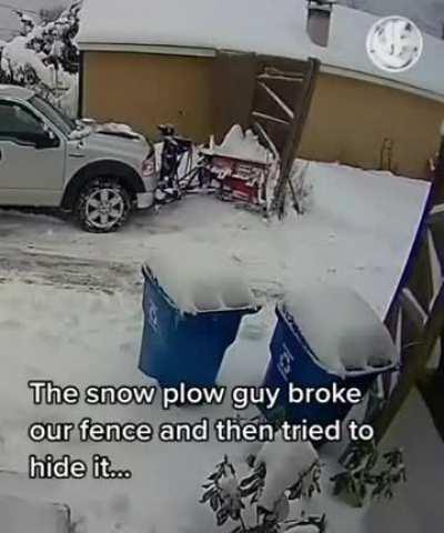 to cover up property damage