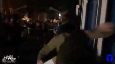 BLM Pound on Police Station in Pennsylvania