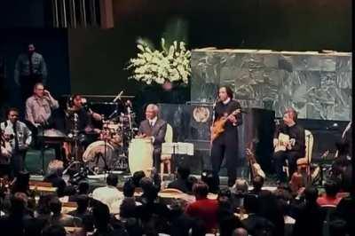 Em 2009, Gilberto Gil retratava na ONU um tempo que deixa saudades.