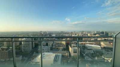 Heavy rainfall followed by sunset (at :20)