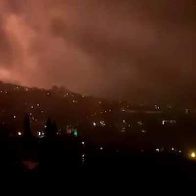 Blackout in Yalta Russia after electrical short circuit