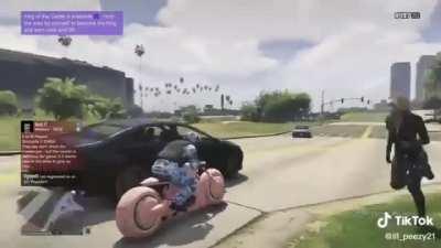 Get off the bike Mr. President!