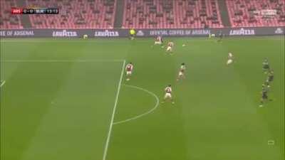 Chris Wood free header miss vs Arsenal