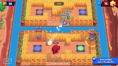 Bruce dodged my shots?