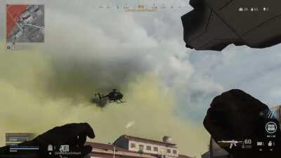 Can’t believe I took out a helicopter with a grenade after they kept following me around.