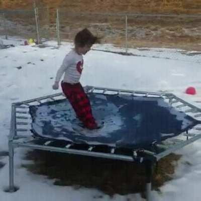 Trampoline time on Xmas.