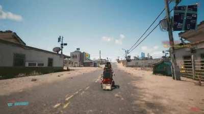 I replaced the Maimai with the mobility scooter.