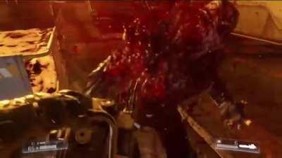 Came across this old gif I made from the original's dev preview - I really wish the game released with this kind of violence instead of the candy explosion we got