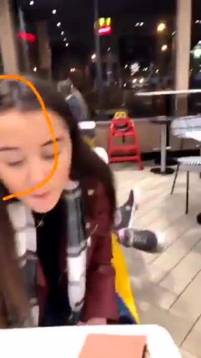 HMC while I blow this at my girlfriend but hit a stranger in the ear