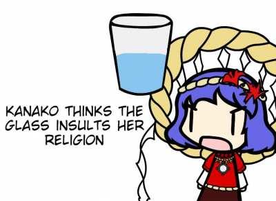 Glass of water according to the 2hus