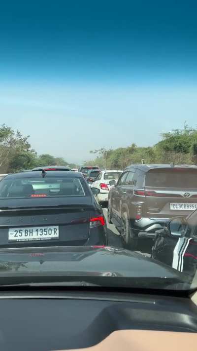 [OC] Faridabad Gurgaon Road Got A New Lane
