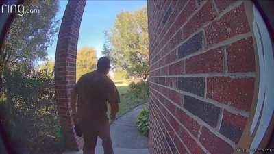 UPS delivering a smile