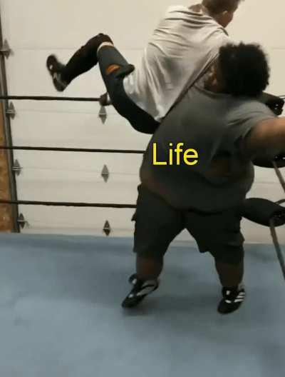 Imagine doing that everyday ...