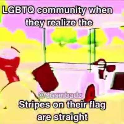 1 point for straight ppl, 0 for L+