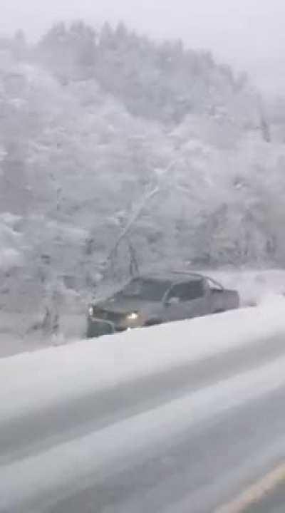 Not everyone is having a good day on the road