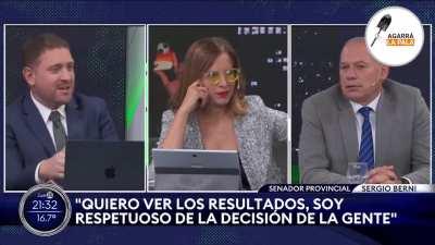 Barnie respeta Milei