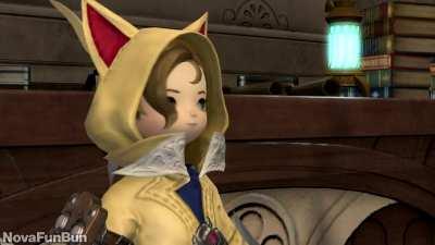 G'raha cuts the cheese