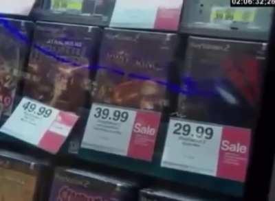 The video game aisle at Target in 2002.