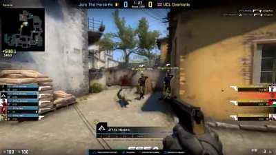 Blink and it's over, Satisfying USP ace from ESEA Open