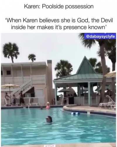 Early Covid Era Karen making a scene.