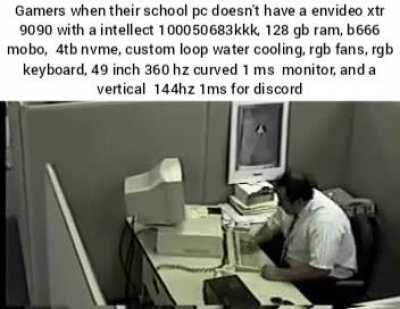 Fucking school! I could've run one note and word at 1000 fps.