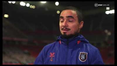 Rafael pre-match interview at Old Trafford