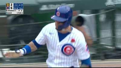 [Highlight] Javy Báez cranks his second HR of the game, fifth for the Cubs. 7-2 Cubs