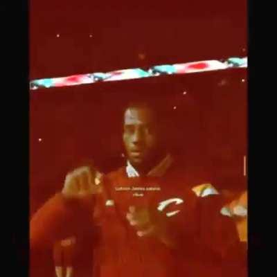 Lebron is bhaphomet on god