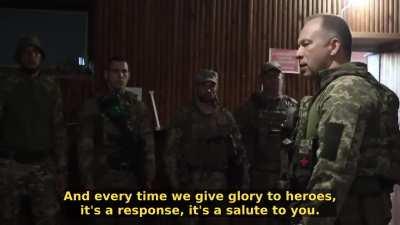 Colonel General Oleksandr Syrskyi visited the front lines near Bakhmut, where he thanked and honored the soldiers of the 3rd, 5th, 30th, 56th, and the 93rd brigades.