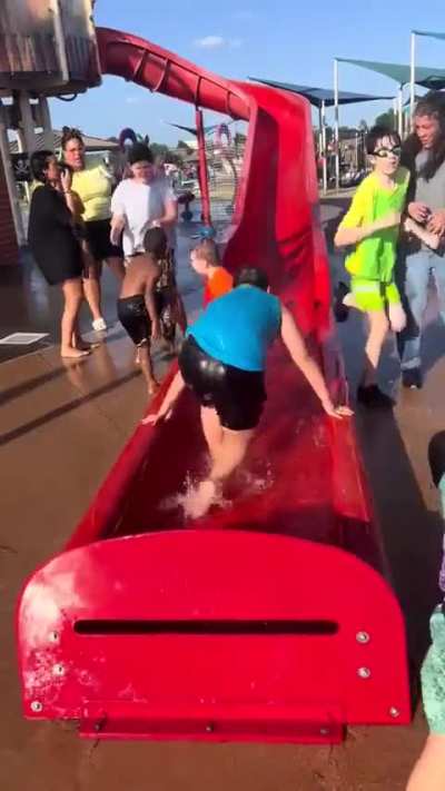 Kid gets hit with the double whammy.